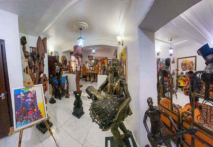 A photo of art display from The N Gallery Enugu